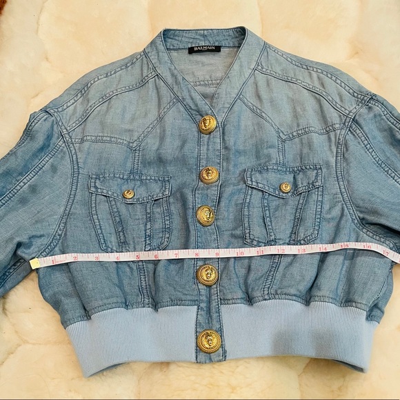 π HP π Balmain Chambray Bomber - Picture 9 of 12